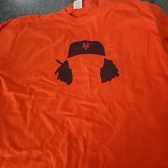 Jacob degrom silhouette mets tshirt size xl jerzees - Picture 2 of 5
